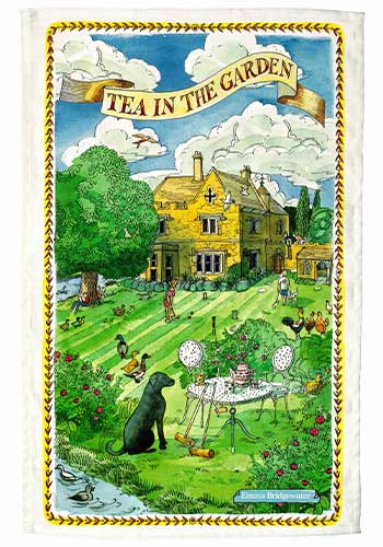 1990s tea towel