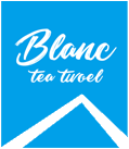 blanc tea towel logo