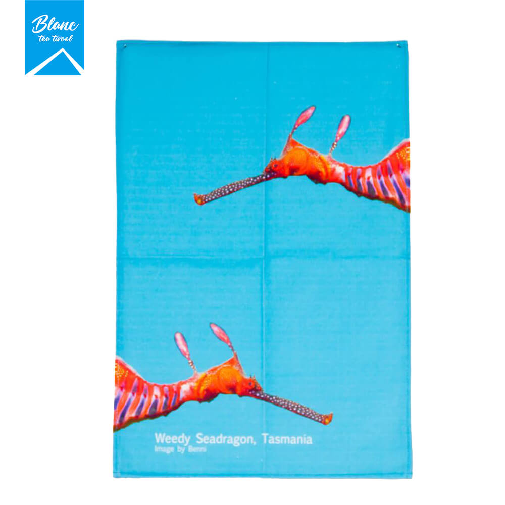 Australia tea towel Tasmania weddy seadragon