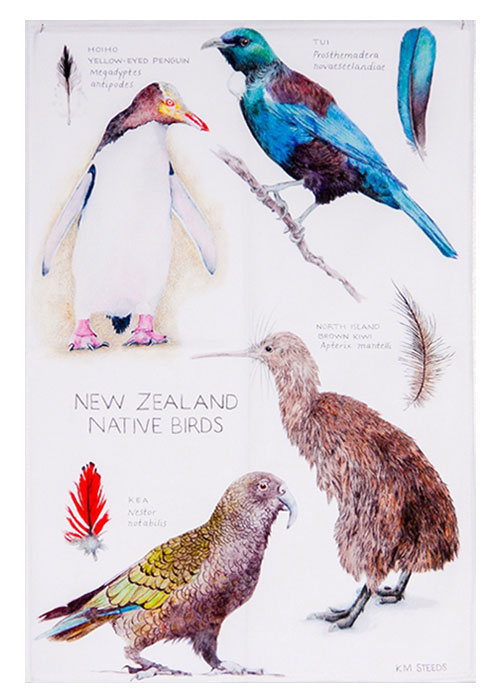 New Zealand Themed Tea Towel