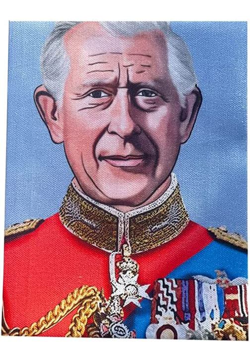 King Charles III Coronation Gifts Collectable Tea Towel