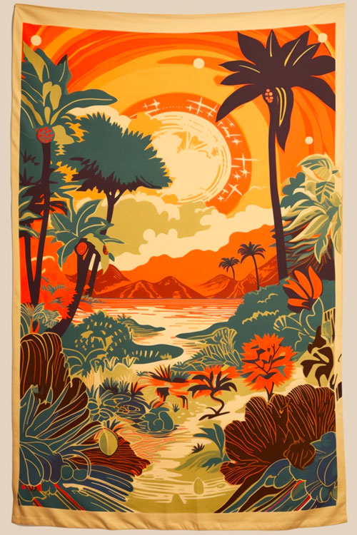 California-Tea-Towel