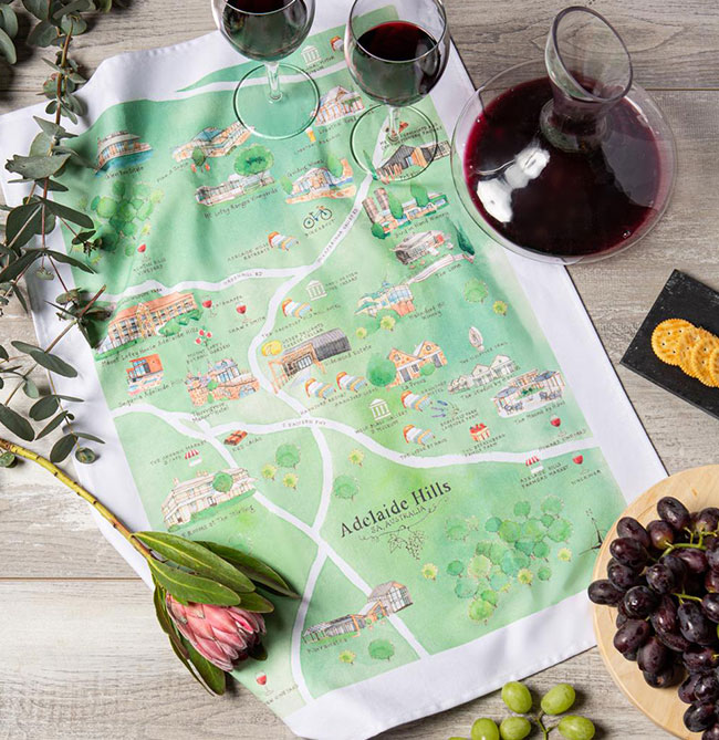 Promotional-tea-towel-for-Australia’s-great-wine-regions