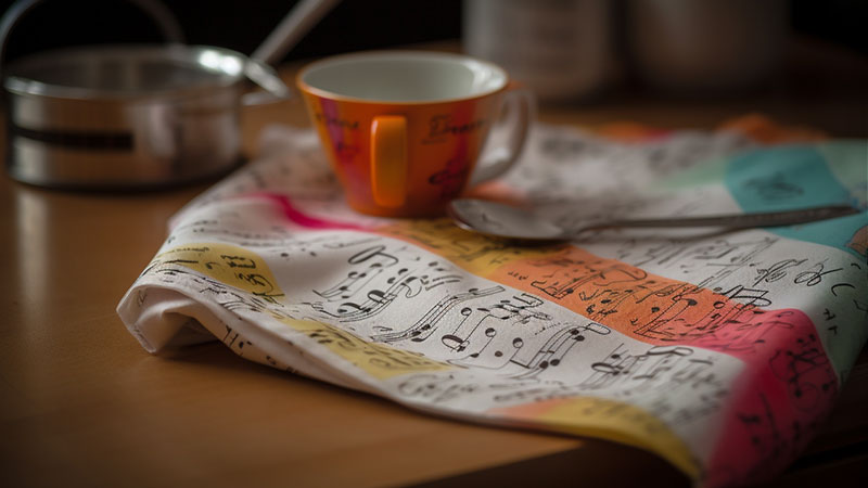 music-tea-towel