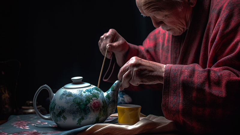 use-tea-towels-to-cleverly-protect-ceramic-tableware