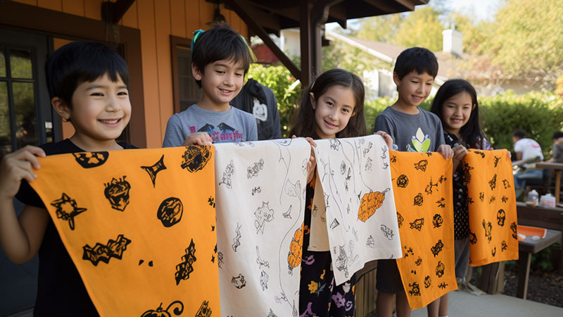 Halloween-Tea-Towels