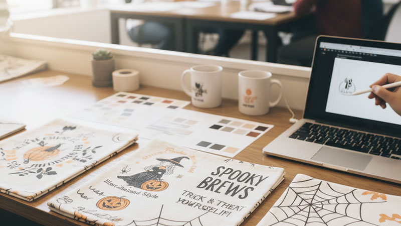 Halloween-Tea-Towel