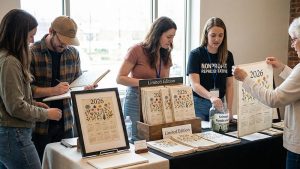 Custom-Calendar-Tea-Towel