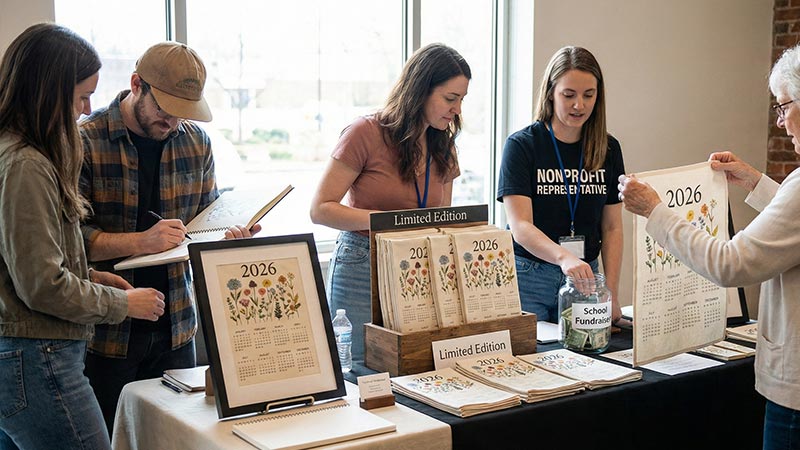 Custom-Calendar-Tea-Towel