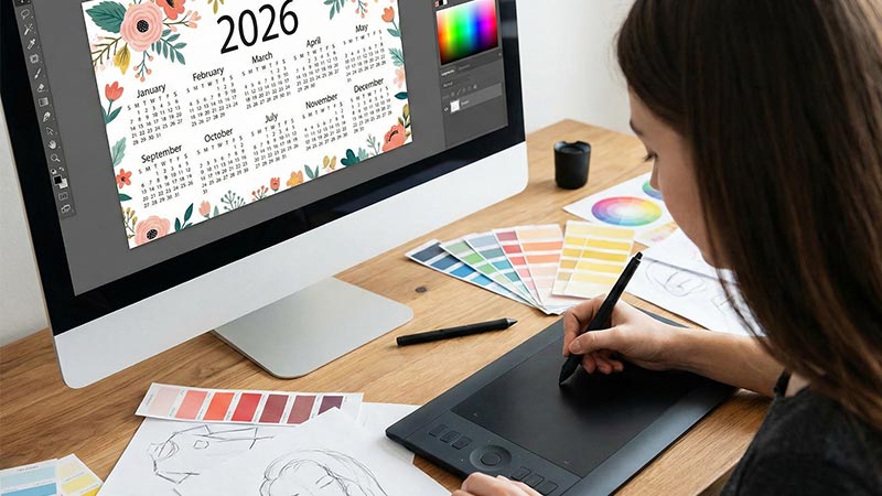 Custom-Calendar-Tea-Towels-design